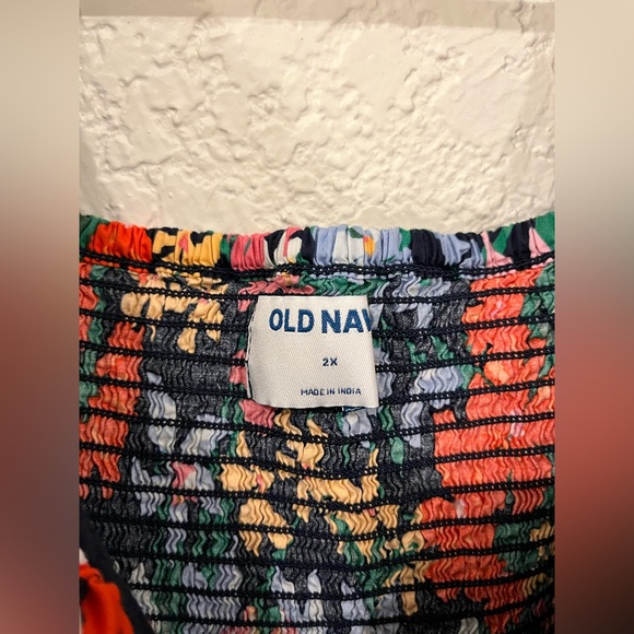 Old Navy Colorful Floral Midi Dress - Picture 5 of 5